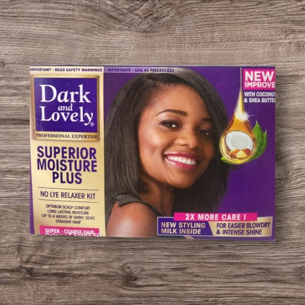 Dark and Lovely Superior Moisture Plus No-Lye Relaxer Kit